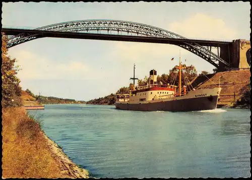 Ansichtskarte Grünental-Beldorf Grünentaler Hochbrücke Schiff 1978