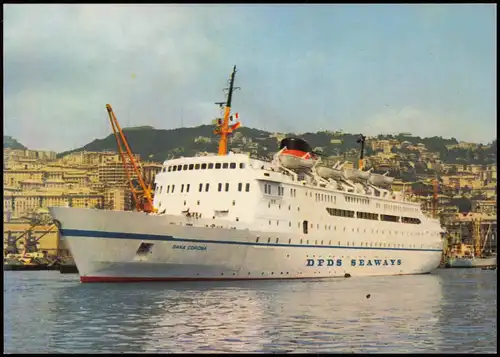 Schiffe/Schifffahrt Hochsee-Schiff DFDS SEAWAYS - M.S. "DANA CORONA" 1974