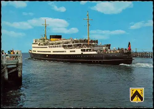 Ostende Oostende OOSTENDE Hafen-Ausfahrt Maalboot Oostende-Dover 1965