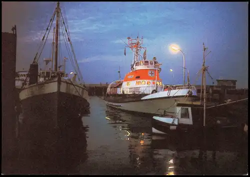 Seenotkreuzer mit Tochterboot der 26 m-Klasse Deutschen Gesellschaft   1980