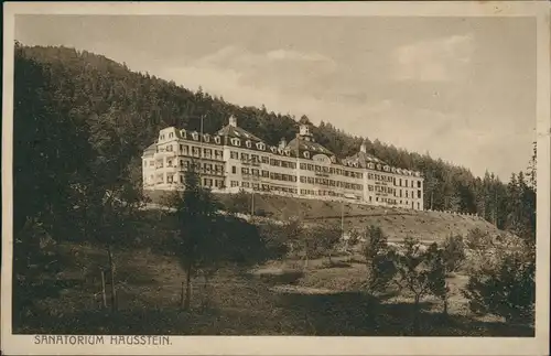 Ansichtskarte Schaufling SANATORIUM HAUSSTEIN. Deggendorf 1930