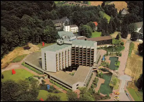 Leichlingen Luftbild Herzklinik Roderbirken vom Flugzeug aus 1975