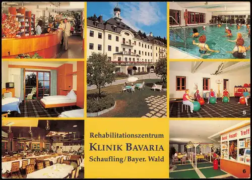 Ansichtskarte Schaufling Rehabilitationszentrum Mehrbild 1986