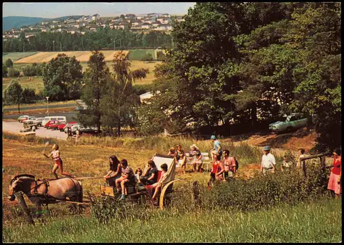 Beiseförth-Malsfeld Ferienparadies im Fuldat Fuhrwerk Kinder 1983