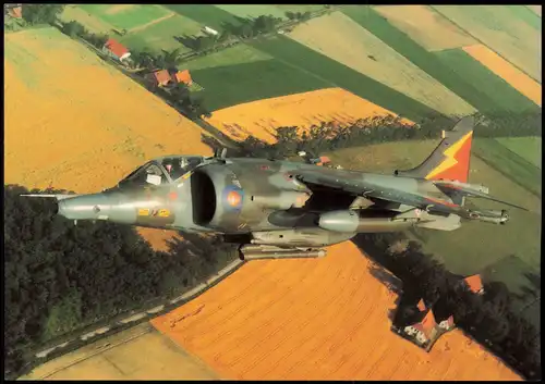 Ansichtskarte  Flugzeug Airplane Avion "HARRIER" GR 3* RAF Militär 1999