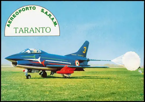 Cartoline Taranto Apulien Flughafen Militär AEREOPORTO S.A.R.A.M. 1999