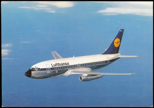 Ansichtskarte  Flugzeug Airplane Avion Lufthansa Flieger 1975