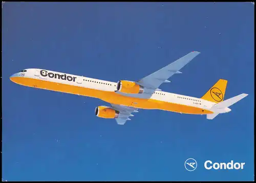 Ansichtskarte  Flugzeug Airplane Avion Condor Boeing 757-300 1990