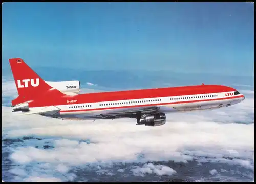 Flugzeug Airplane Avion LTU TriStar L-1011-1 Hersteller: Lockheed 1980