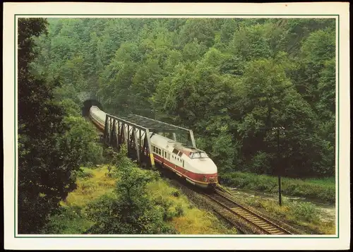 Ansichtskarte Rentzschmühle Ex 69 Karola Eisenbahn Elstertal 1986