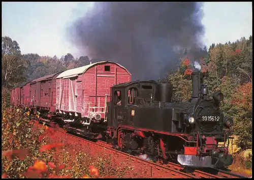 Ansichtskarte  Verkehr/KFZ - Eisenbahn/Zug/Lokomotive Tschechien 1988