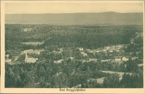 Berggießhübel-Bad Gottleuba-Berggießhübel Ansicht vom Berg 1928