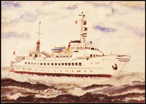 Ansichtskarte  Schiffe/Schifffahrt - Hochsee Schiff MS HARLEKIN 2 1993