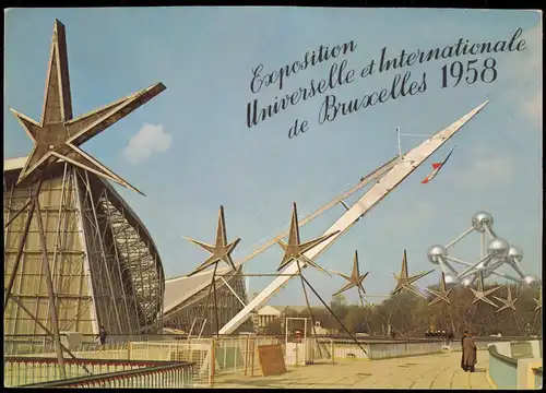 Brüssel Bruxelles Weltausstellung EXPO Pavillon  France 1958