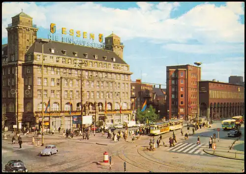 Ansichtskarte Essen (Ruhr) Bahnhofsplatz 1972