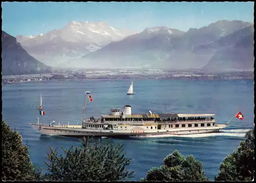 Ansichtskarte  Schiffe Dampfer Steamer Bateau-Salon " ITALIE" 1988