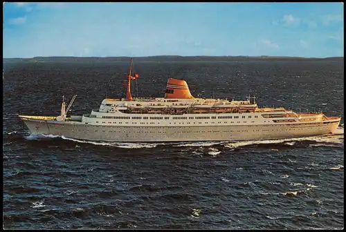 Fahrgastschiffe Personenschiffahrt Sagafjord Schiff Norway America Line 1982