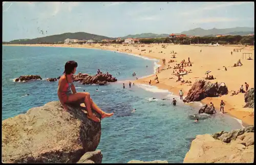 Postales Castell d’Aro COSTA BRAVA. Playa D'Aro 1982