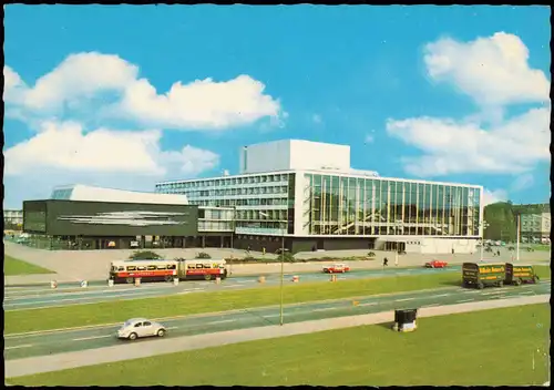 Ansichtskarte Gelsenkirchen VW Käfer vor dem Musiktheater im Revier 1975