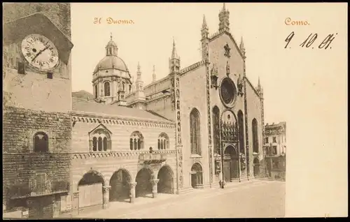 Cartoline Como Il Duomo (Dom) 1901