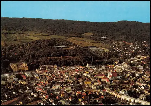 Eisenstadt Luftbild Luftaufnahme Blick v. Süden gegen das Leithagebirge 1980