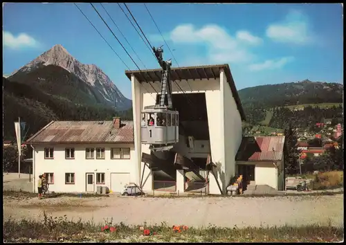 Ansichtskarte Mittenwald Mittenwaldbahn Karwendelbahn Talstation 1970