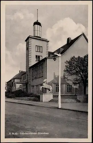 Ansichtskarte Glauchau E. B. O.- Lehrkombinat 1956