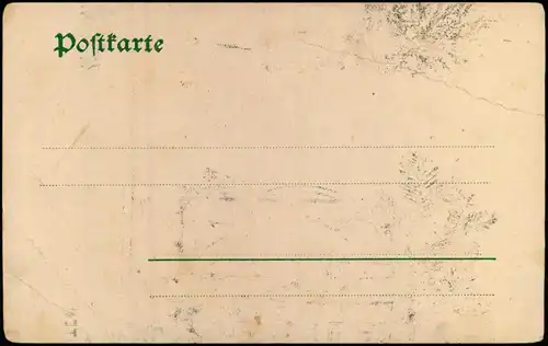 Weihnachten Christmas Künstlerkarte Mädchen schauen durch Schlüsselloch 1912