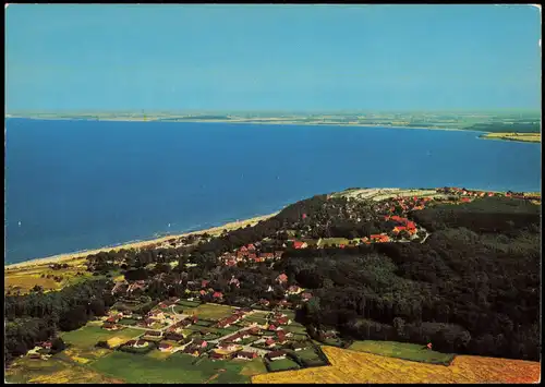 Ansichtskarte Hohwacht Luftbild Luftaufnahme Ostsee Ostseebad 1970