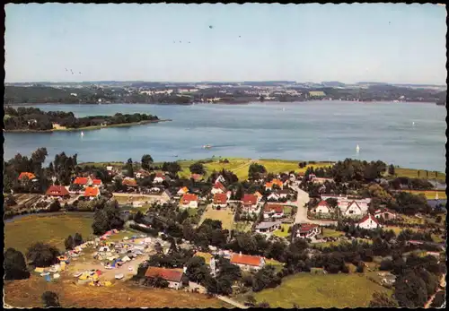 Ansichtskarte Malente Kellersee (Luftaufnahme) 1973