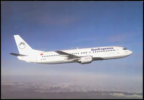 Flugzeug Airplane Avion Flieger der Fluggesellschaft SunExpress 2000