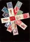 Norwegen Allgemein  Motivkarte mit Briefmarken Norge Stamps 1970