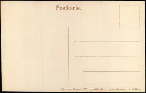 Postcard Bad Altheide Polanica-Zdrój Partie im Höllental 1914