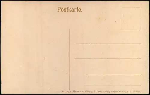 Postcard Bad Altheide Polanica-Zdrój Partie im Höllental. 1914