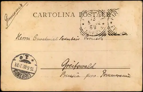 Florenz Firenze Pensione Spinetti Lung' Arno Guicciardini Nat 1902