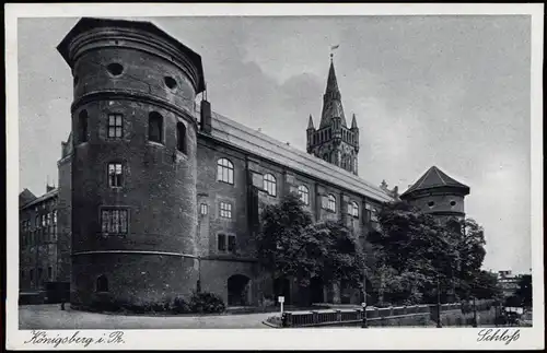 Postcard Königsberg (Ostpreußen) Калининград Schloß 1940  gel Feldpost WK2