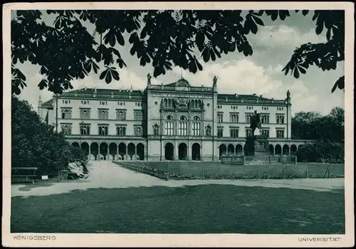 Königsberg (Ostpreußen) Калининград Universität 1940