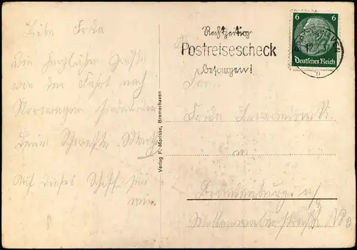 Ansichtskarte  Schiffe Dampfer Steamer D. Der Deutsche 1937
