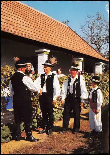 .Ungarn Trachten/Typen - Ungarn BOLDOG Népviselet Volkstracht 1980