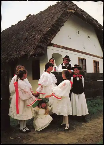 Trachten/Typen - Ungarn ORMÁNSÁGI NÉPVISELET Volkstracht von Ormánság 1980