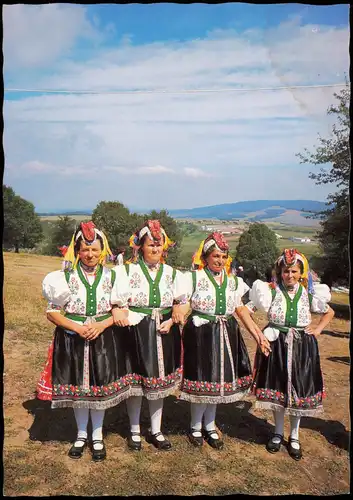 .Ungarn Trachten/Typen - Ungarn PALÓC NÉPVISELET Paloczer Volkstracht 1980