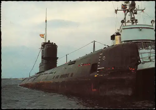 Ansichtskarte  KARLSKRONA The Soviet submarine 137 U-Boot Unterseeboot 1985