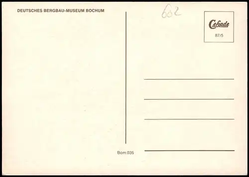 Ansichtskarte Bochum DEUTSCHES BERGBAU-MUSEUM 1987