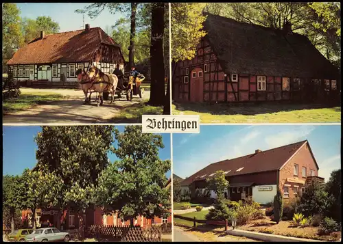 Ansichtskarte Behringen-Bispingen Mehrbildkarte mit 4 Ortsansichten 1975