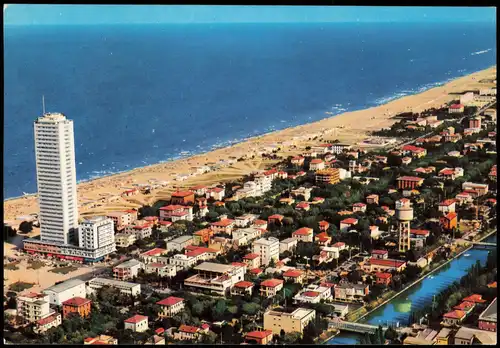 Cartoline Cesenatico Luftbild Luftaufnahme 1966