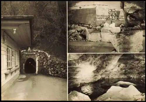 Uftrungen-Südharz DDR Mehrbildkarte Gipshöhle Heimkehle im Südharz 1974