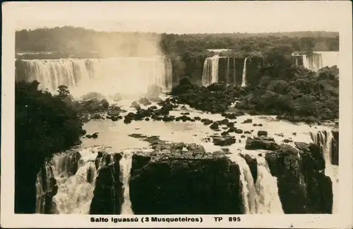Argentinen Argentina Wasserfälle Salto Iguassú 3 Musqueteiros  Brasilien 1932