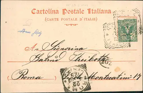 Rom Roma Pal. Innoc. o Montecitorio, ora Camera dei Deputati 1910