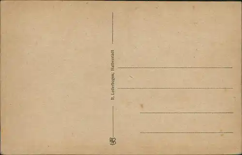 Hiddesen-Detmold Umland Teutoburger Wald Oberförsterei Heidental 1920