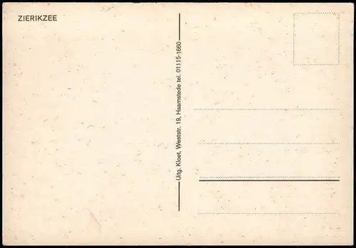 Postkaart Zierikzee Ortsansicht, kleine Schiffe, Anlegestelle 1970